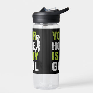 Your Hole Is My Goal - Golf Player Golfing Humour Water Bottle