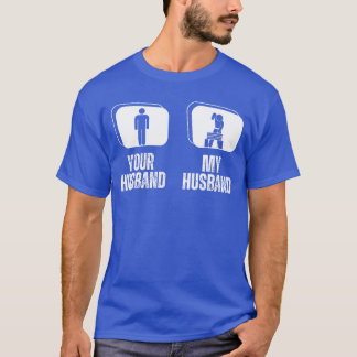 Your Husband My Husband Wife Karate funny T-Shirt