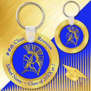 Your Image, Colours, Text on Class Reunion Keychain