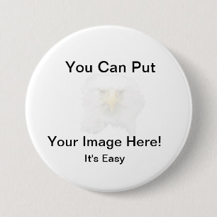 Your Image Here   3 Inch Round Button