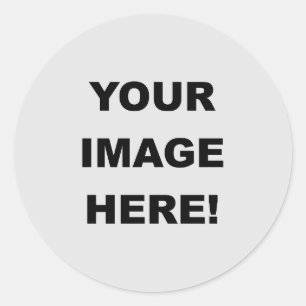 Your Image Here Classic Round Sticker
