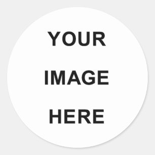 Your Image Here Classic Round Sticker