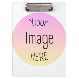 Your Image Here Clipboard – Customizable