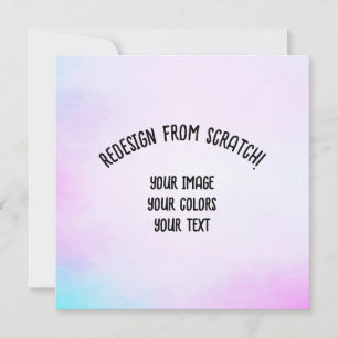 Your Image Here - Create Your Own Invitation