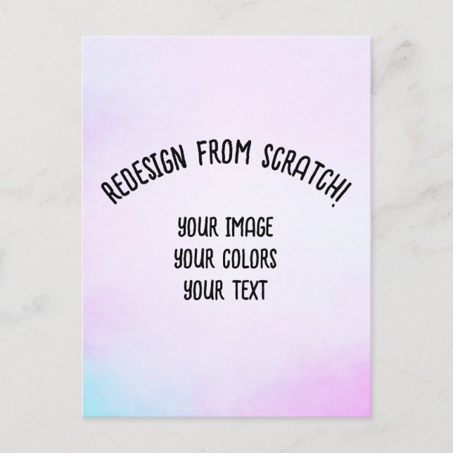 Your Image Here - Create Your Own Postcard (Front)