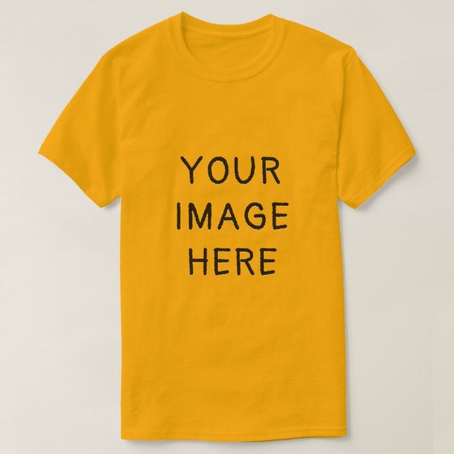 Your Image Here – Custom Photo T-Shirt (Design Front)