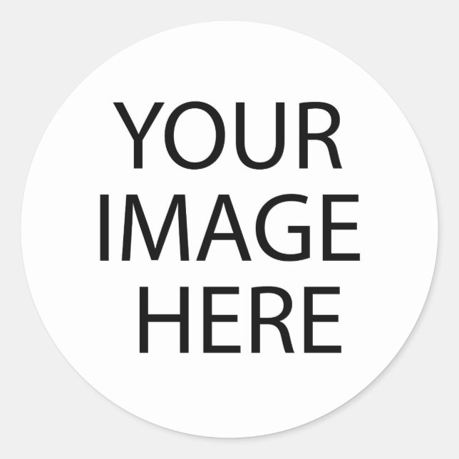 Your Image Here mother goose template Classic Round Sticker (Front)