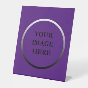 Your Image Here Pedestal Sign