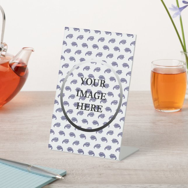 Your Image Here Pedestal Sign (In SItu)