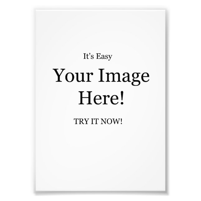 Your Image Here   Photo Print (Front)