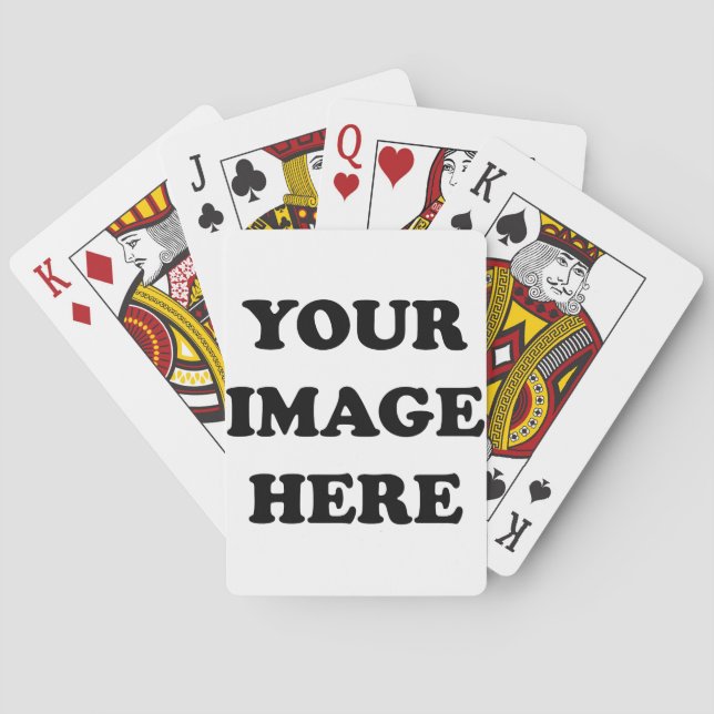 Your Image Here Playing Cards (Back)