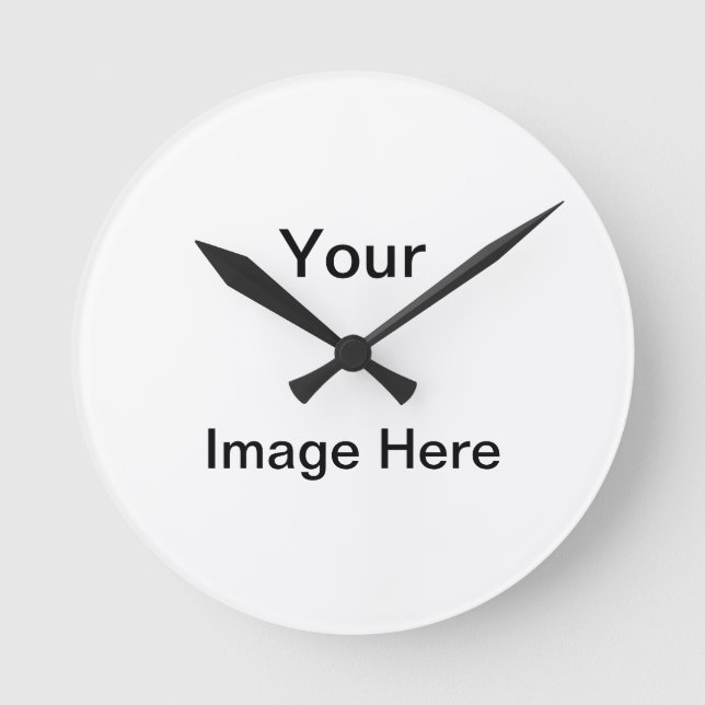Your Image Here Round Clock (Front)