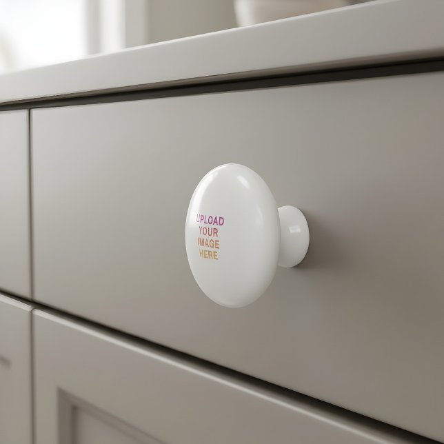 Your Image Logo Full Size Blank Ceramic Knob (Creator Uploaded)