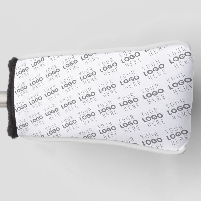 Your Image/Logo Lightened Automatically + Pattern Golf Head Cover (Front)