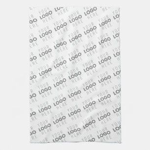Your Image/Logo Lightened Automatically + Pattern Kitchen Towel