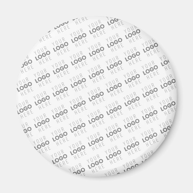 Your Image/Logo Lightened Automatically + Pattern Magnet (Front)