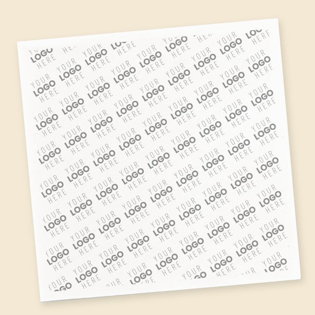 Your Image/Logo Lightened Automatically + Pattern Napkin (Creator Uploaded)