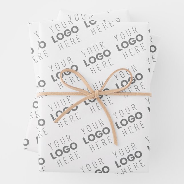 Your Image/Logo Lightened Automatically + Pattern Wrapping Paper Sheet (In situ)