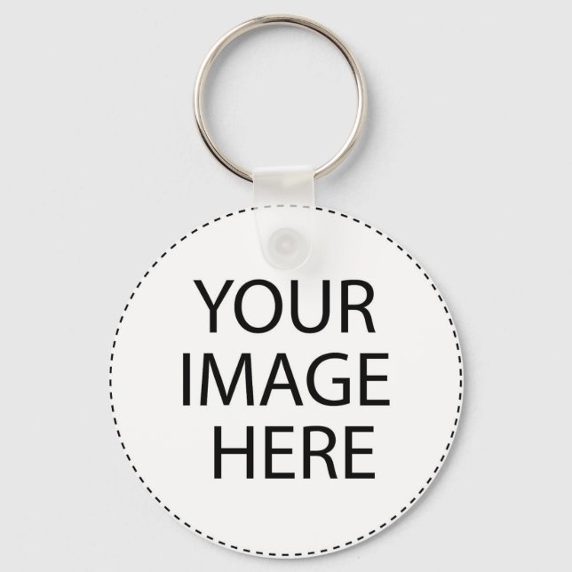 Your Image or Text Here Keychain (Front)