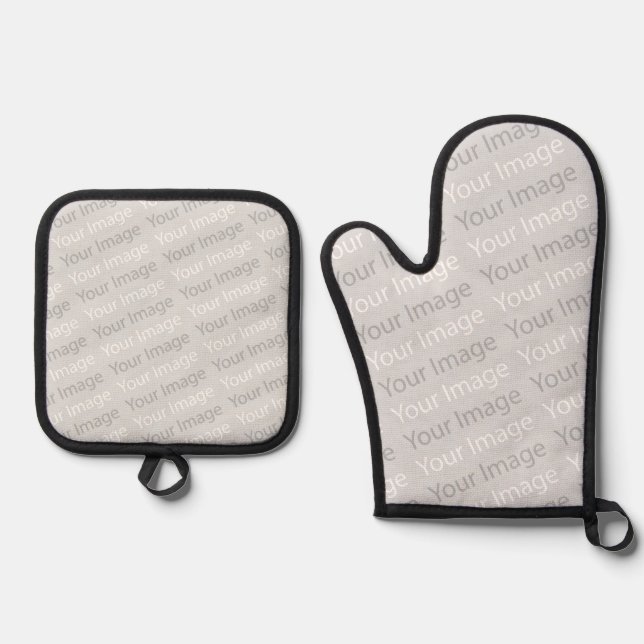 Your Image Oven Mitt & Pot Holder Set (Front)