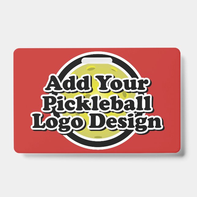 Your Image Pickleball Badge (Front)