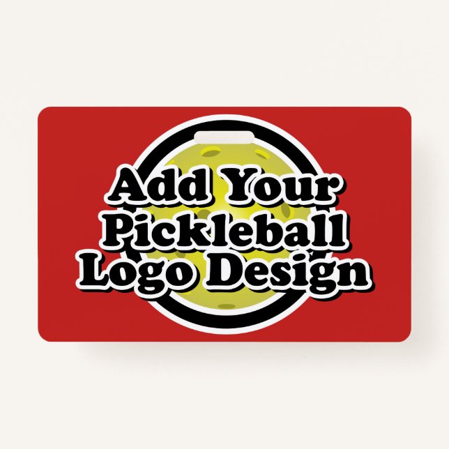 Your Image Pickleball Badge (Front)