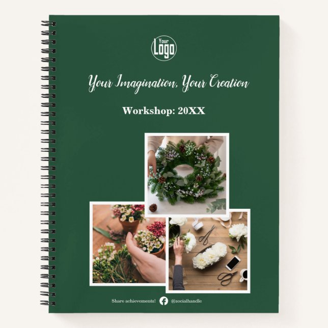 Your Imagination, Your Creation - Florist Shop Notebook (Front)