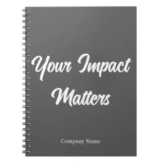 Your Impact Matters Employee Appreciation Custom Notebook