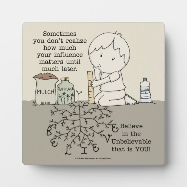 Your Influence Matters Plaque (Front)