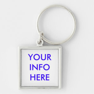YOUR INFO  HERE KEYCHAIN