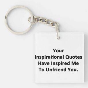 Your Inspirational Quotes Keychain