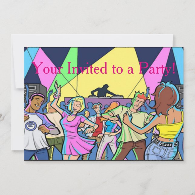 Your Invited to a Party! - Invitations (Front)