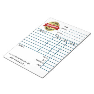 Your Invoice Notepad