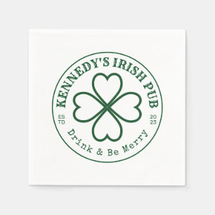 YOUR IRISH PUB Eat Drink & Be Irish Napkins