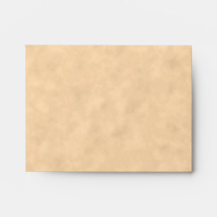Your Letter. Custom Monogram. Black & Parchment Envelope