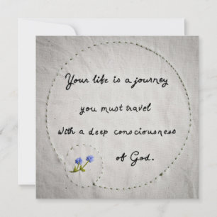 Your Life is a Journey Card