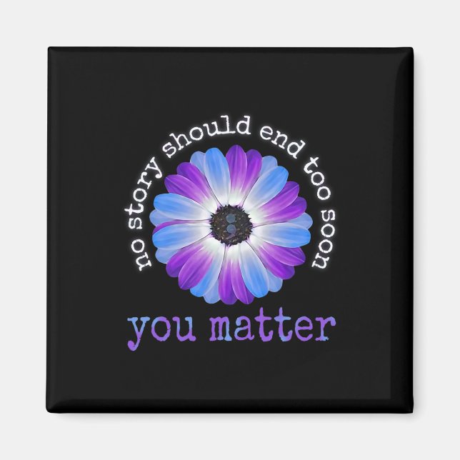 Your Life Problems Suicide Prevention Awareness Da Magnet (Front)
