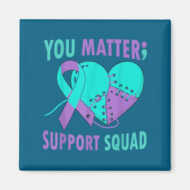 Your Life S Semicolon Suicide Prevention Awareness Magnet (Front)