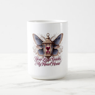 Your Light Guides My Heart Home Lantern  T-Shirt Coffee Mug