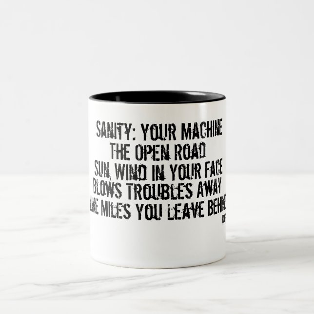 Your Link to Sanity Two-Tone Coffee Mug (Center)