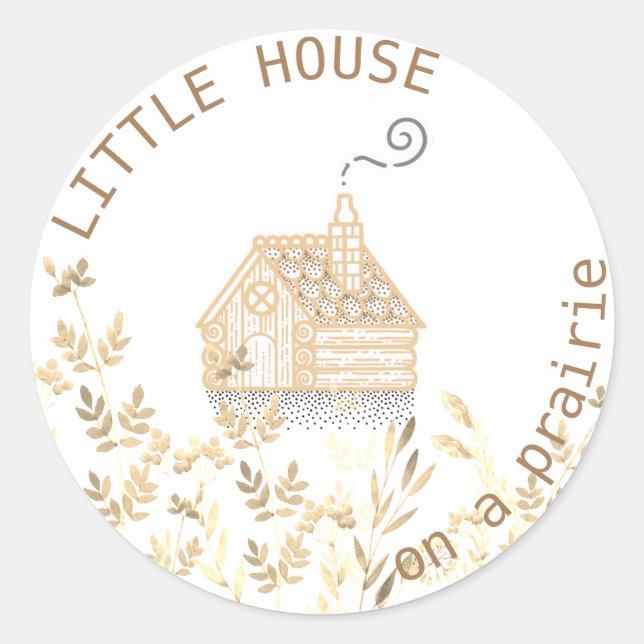Your Little Prairie Cottage Classic Round Sticker (Front)
