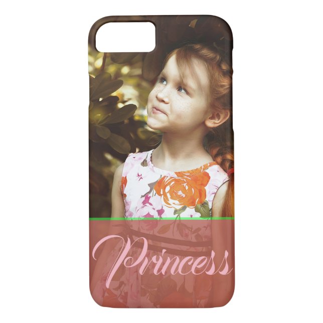 Your little princess personalized phone case (Back)