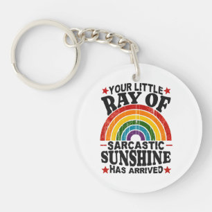 Your Little Ray Of Sarcastic Sunshine Keychain