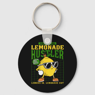 Your Local Lemonade Hustler Funny Lemon Stand Boss Keychain