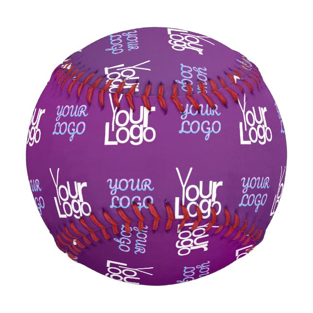 Your Logo | 2 Uploaded Images or Business Logos  Baseball (Front)