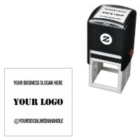 Your Logo and Cusom Text Personalized Stamp