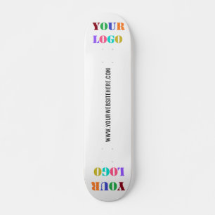 Your Logo and Custom Text Personalized Skateboard