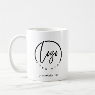 Your Logo and Website Customizable Coffee Mug