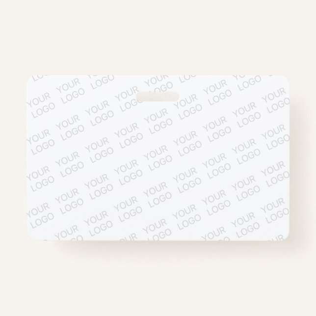 Your Logo Automatically Lightened & Repeating Badge (Front)