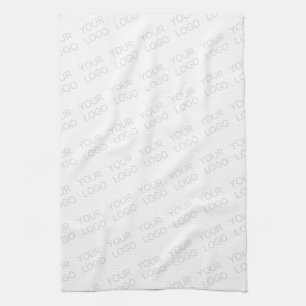 Your Logo Automatically Lightened & Repeating Kitchen Towel